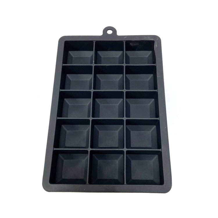 24 Grid 3D The Reinvented Plastic Lid 24 Grid Rubber Water Bottle Silicone Ice Cube Trays Mold