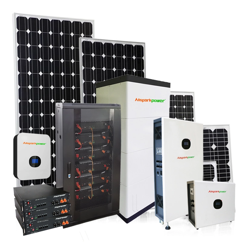 Clean Energy Long Life High Charge and Discharge Efficiency Solar Power for Home off-Grid Solar Energy System 3kw 5kw 8kw 4.8kwh