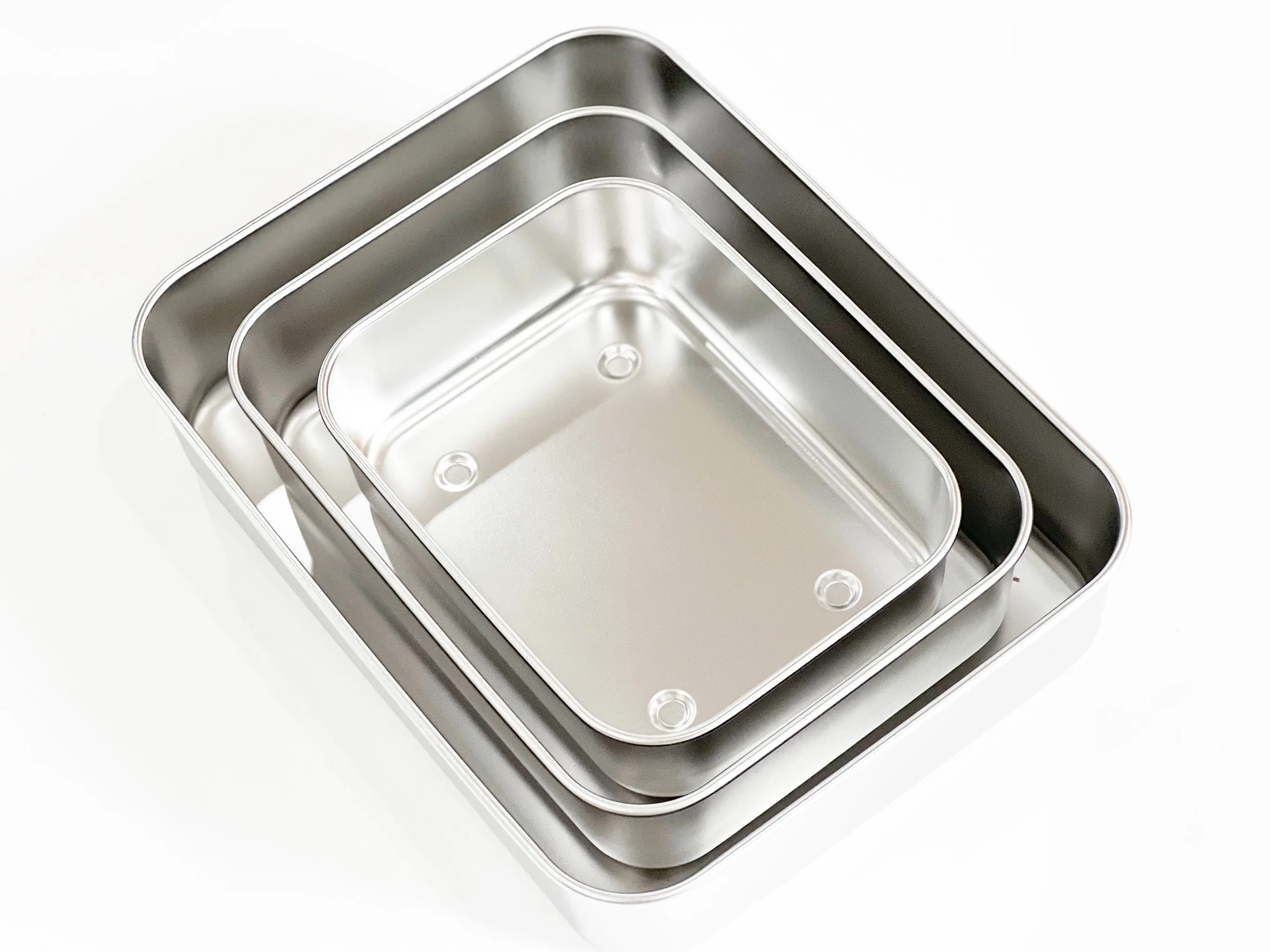 Boîte à lunch en acier inoxydable pour aliments, conteneurs de stockage d'aliments respectueux de l'environnement sans BPA avec couvercle.