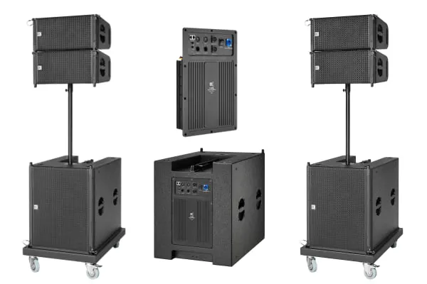 Altavoces activos 490W de gran potencia la gama completa del sistema de sonido Line Array para Eventos comerciales