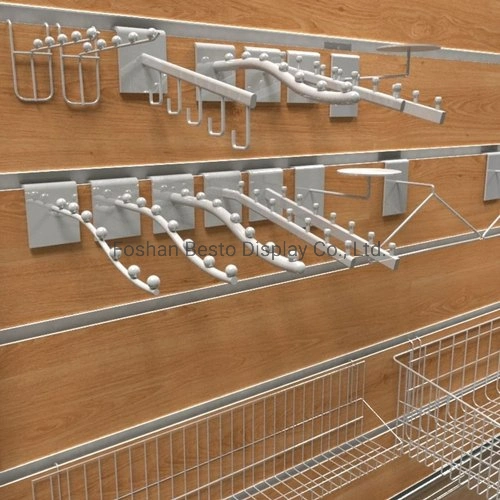 Hardware Slatwall Hooks for Slot Board Used in Retail Display Shops, Clothes Store, Tools Store