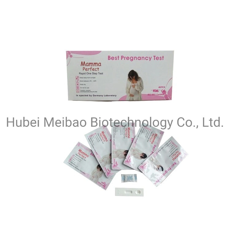 Disposable HCG Pregnancy Test Midstream/ Urine Cassette Test/ HCG Blood Rapid Test Kit