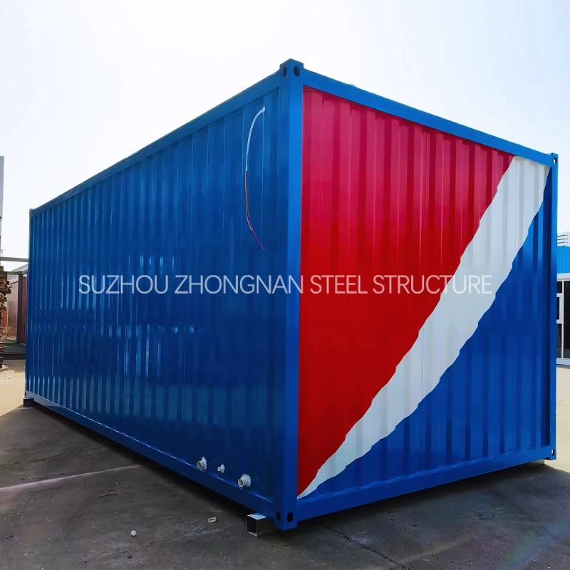 Neuer Custom Mobile 20ft Prefab Container Store mit Glaswand Und Glastür