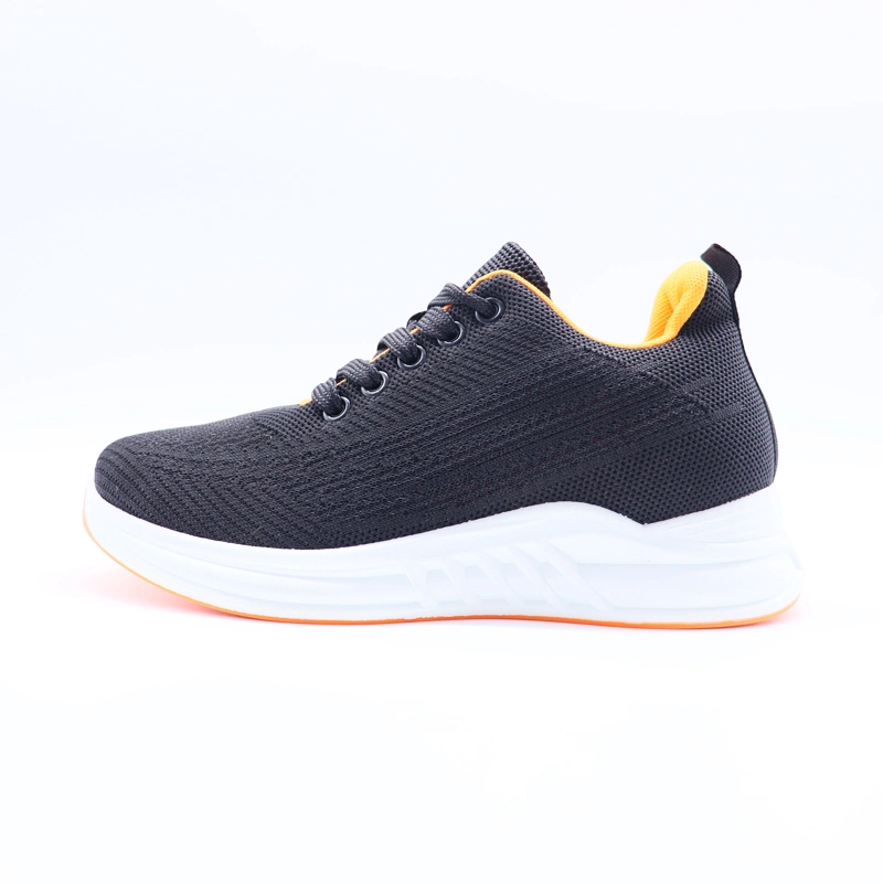 Calzado transpirable para trotar para mujer Fly Knit Casual Shoes para mujer Zapatillas de cordones Zapatillas de running ligeras