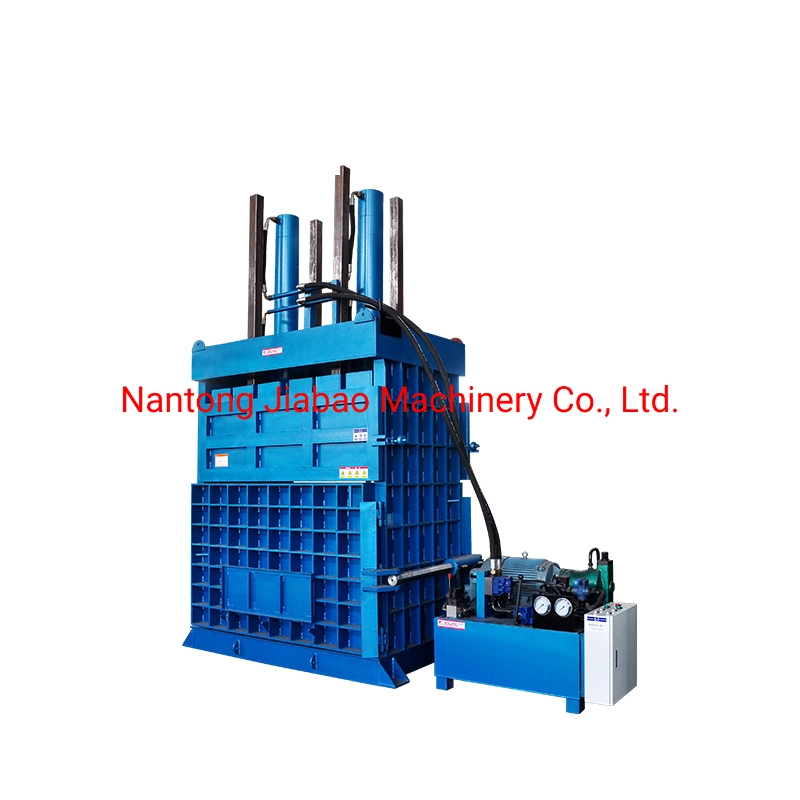 Jewel Brand Recycling Machine Packing Machine Vertical Hydraulic TV Shell Compress Baler Machine for Car Waste Tire/Waste Tyres/Scrap Tire/Tire/Used Tire/Tyre