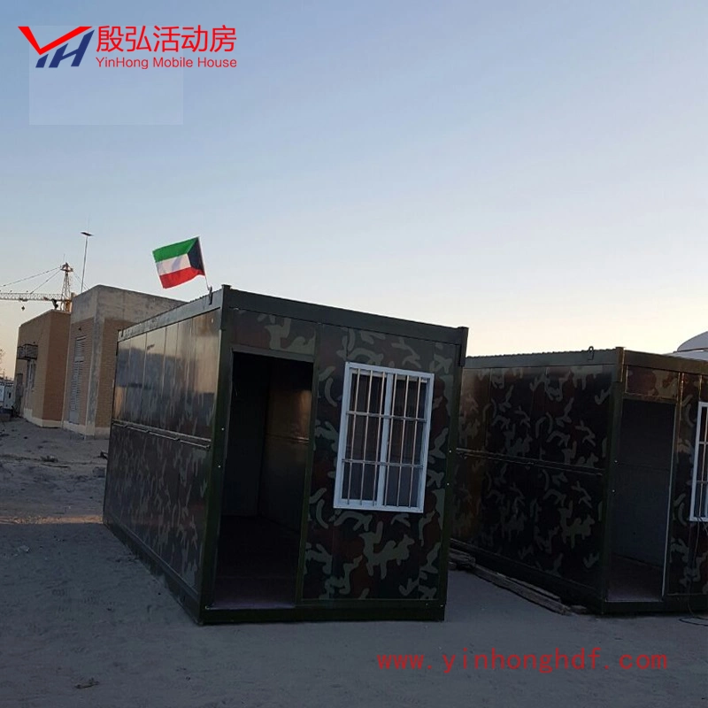 Prefab Military Camping Cabin House for Movable China Modular Office Containers