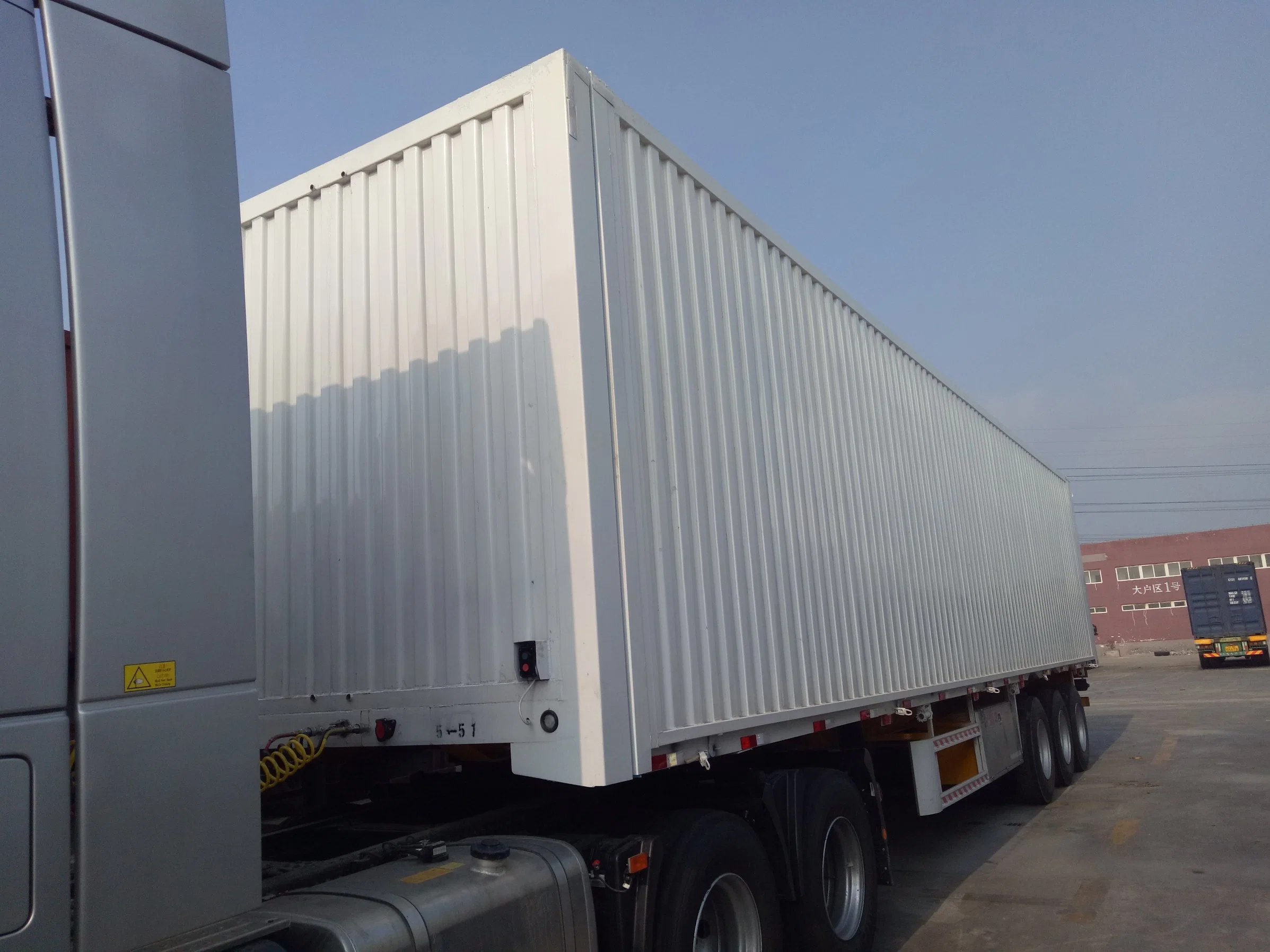 2021 Luen 3 Axle Standard Box Semi Trailers Grain Transportation or Sale