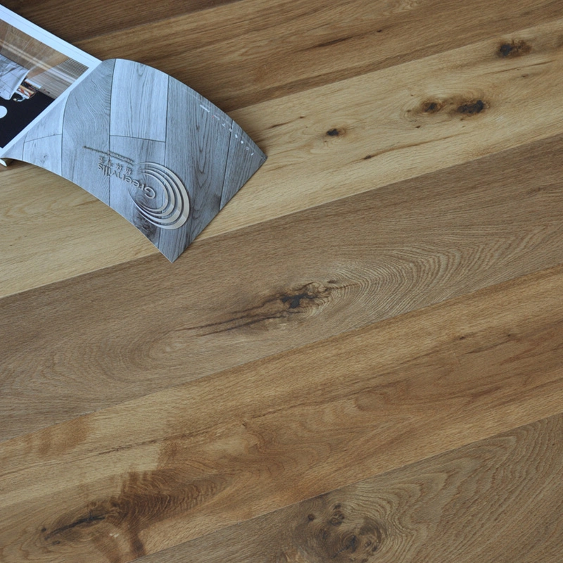 Viejo ahumados, haga clic en Bloquear 3 telas de parquet de madera Pisos de ingeniería