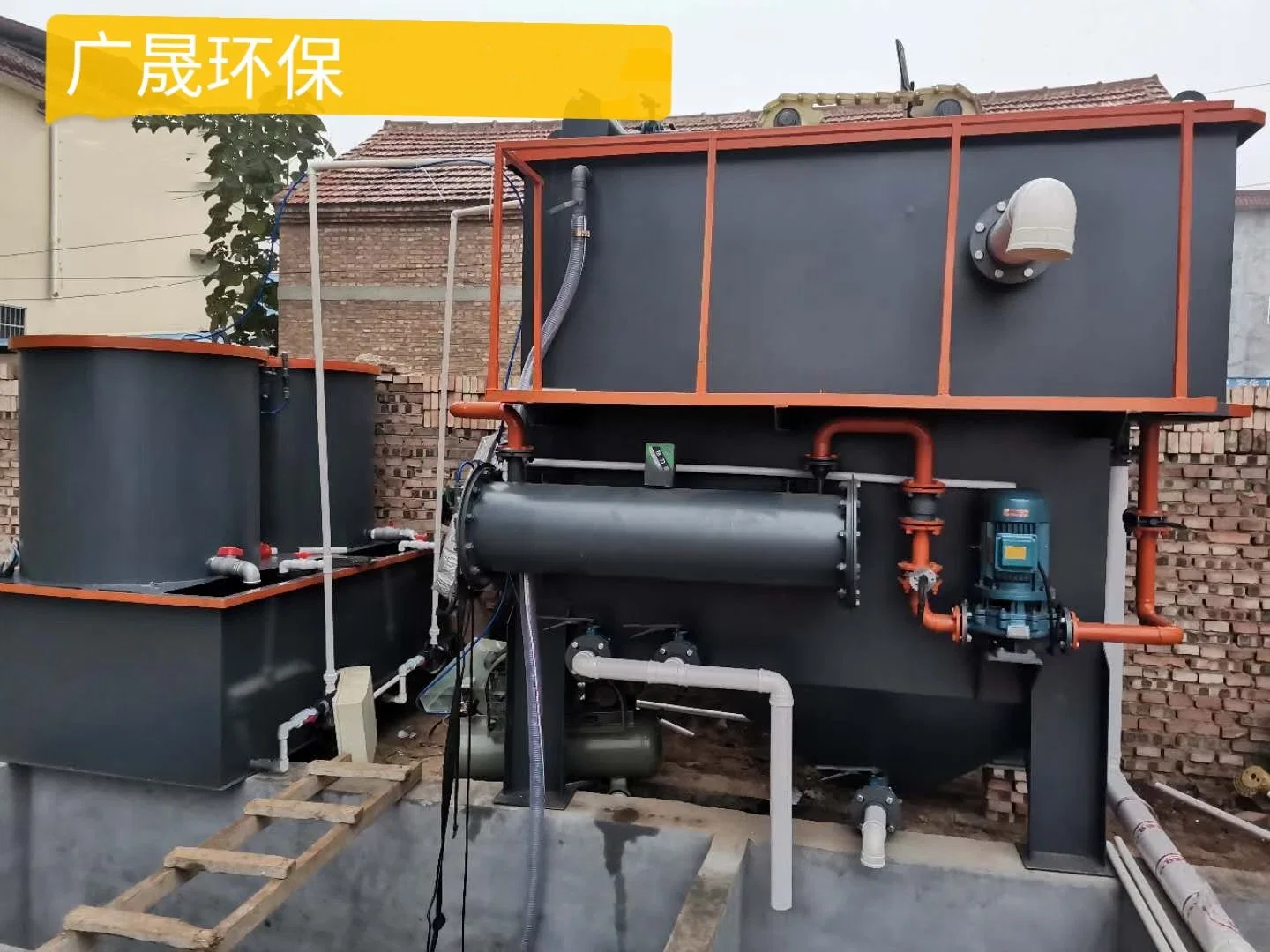 Compact Wastewater Treatment Equipment with Dissolved Air Flotation for Abattoir Wastewater Treatment