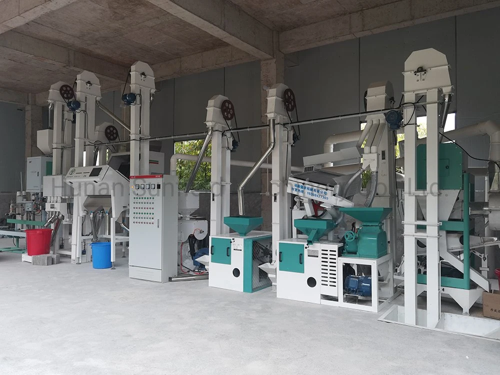 Sunfield Factory Price Paddy Husker Rice Mill Machines Grain Processing Unit