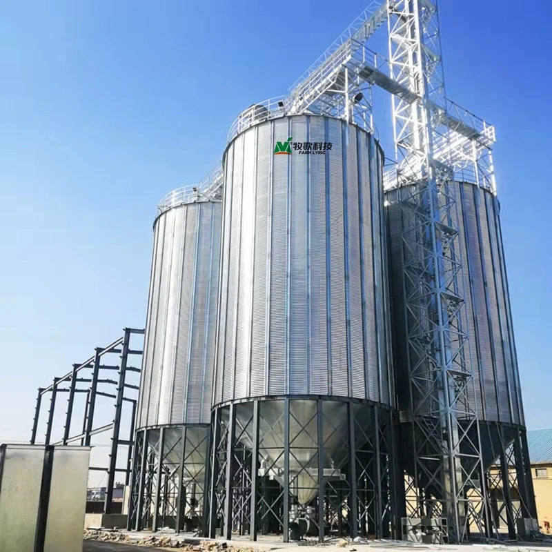 Custom Steel Structure Galvanized Grain Silo Have The Best Fire Rating