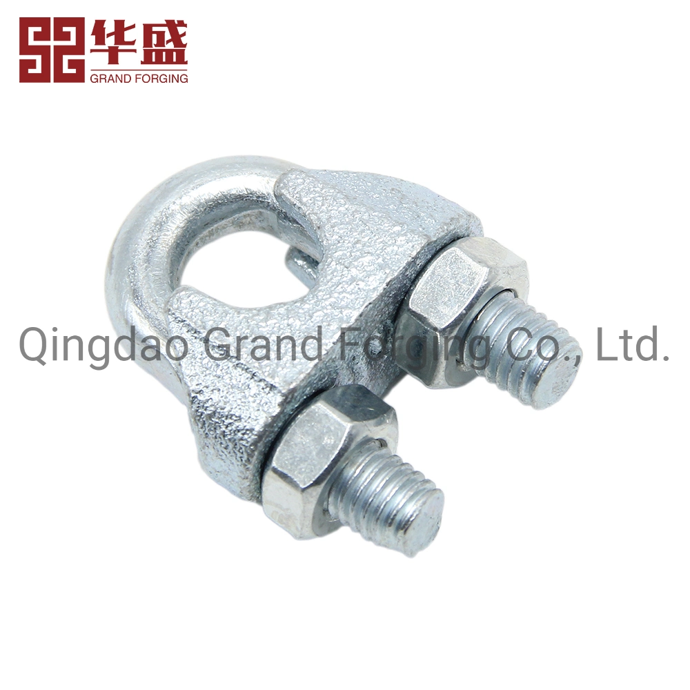 Galvanized Malleable Steel DIN 741 Wire Rope Clip for Lifting