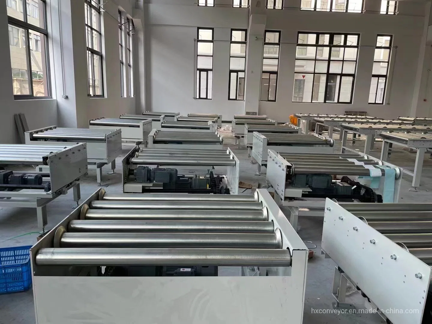 Conveyor Line Motor Driven Carbon Steel Roller Conveyor System