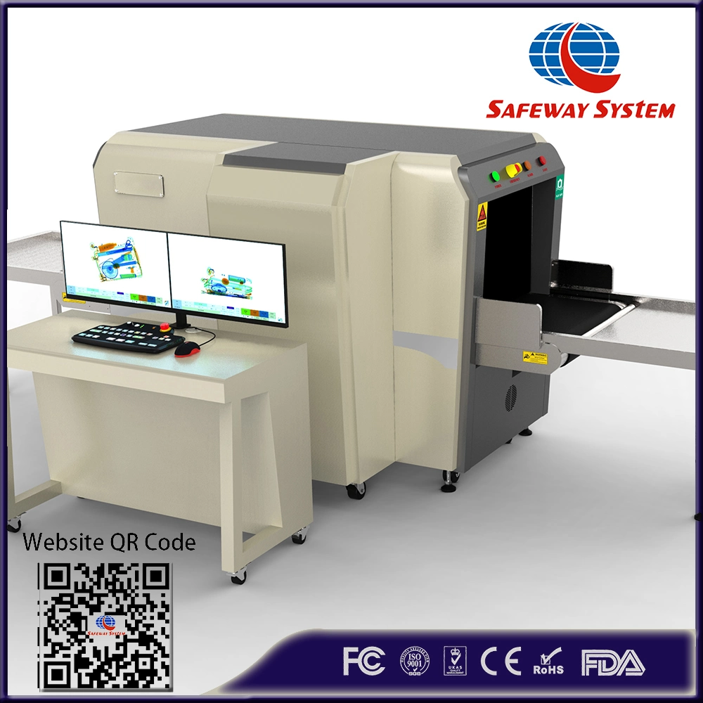 Scanner de bagages à rayons X à double vue CE, RoHS, approuvé par la FDA avec prix de gros direct d'usine.