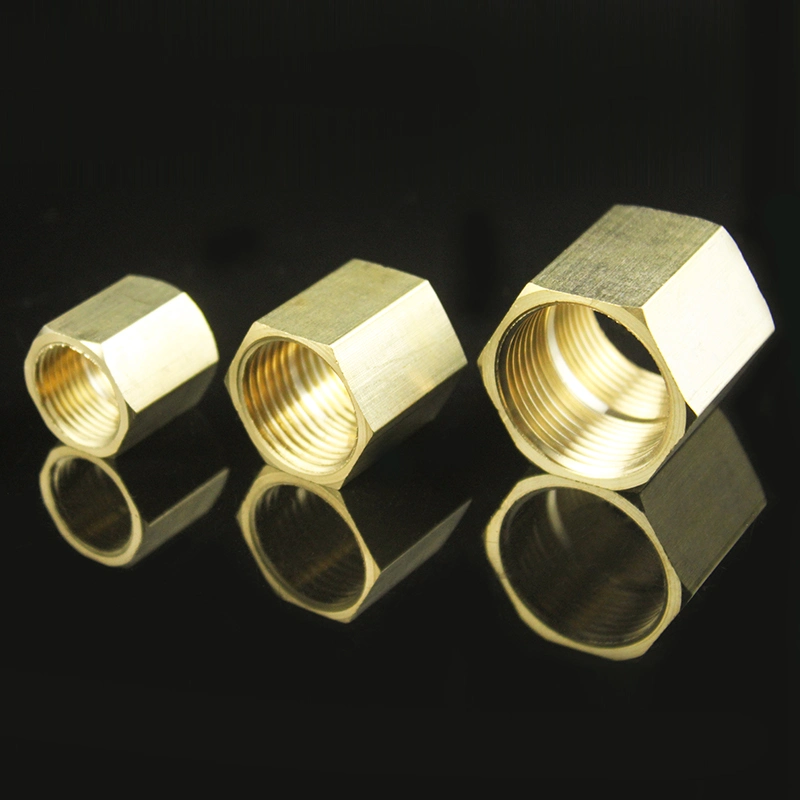 Socket Brass Plumbing Materials Threaded Sanitary Pipe Fittings Socket Coupling for Water Supply Bathroom Fitting