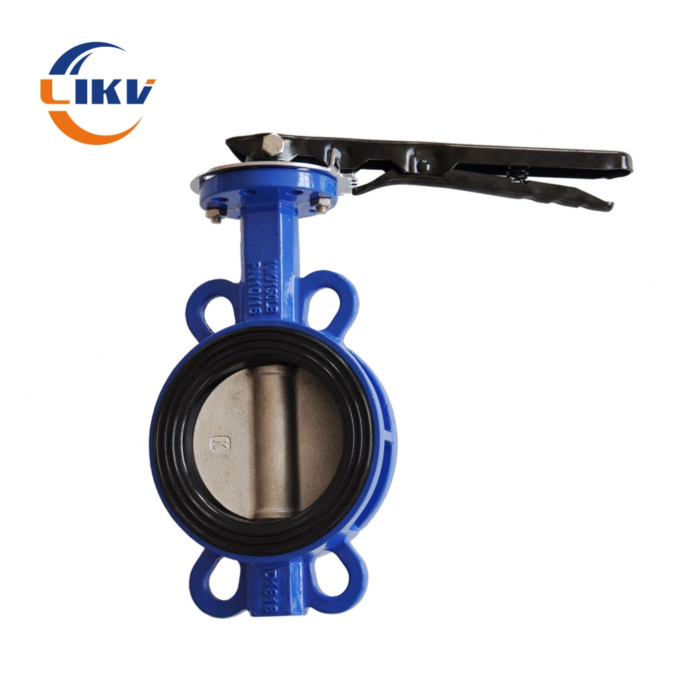 Hydraulic Actuator Ductile Iron Wafer Type EPDM/PTFE/NBR Lined Seat Butterfly Valves