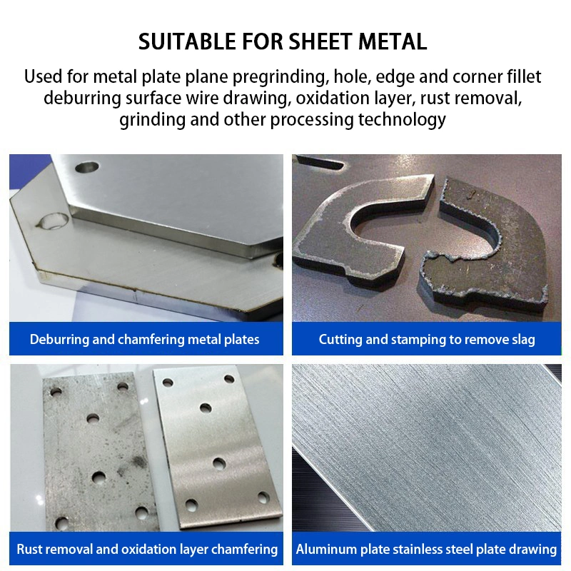 Nouveau modèle de ponceuse à bande large et humide en métal, en acier inoxydable Profil aluminium ponçage à l'eau polissage du brossage