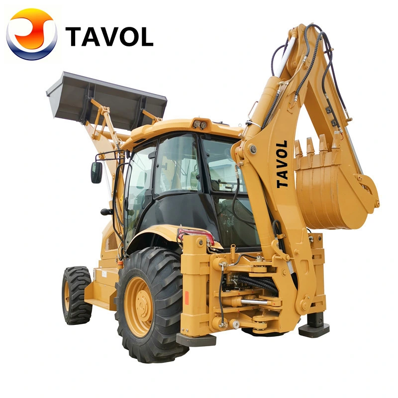 2 Ton 3ton Chinese New Ta Backhoe Wheel Loader with Excavator with Good Price