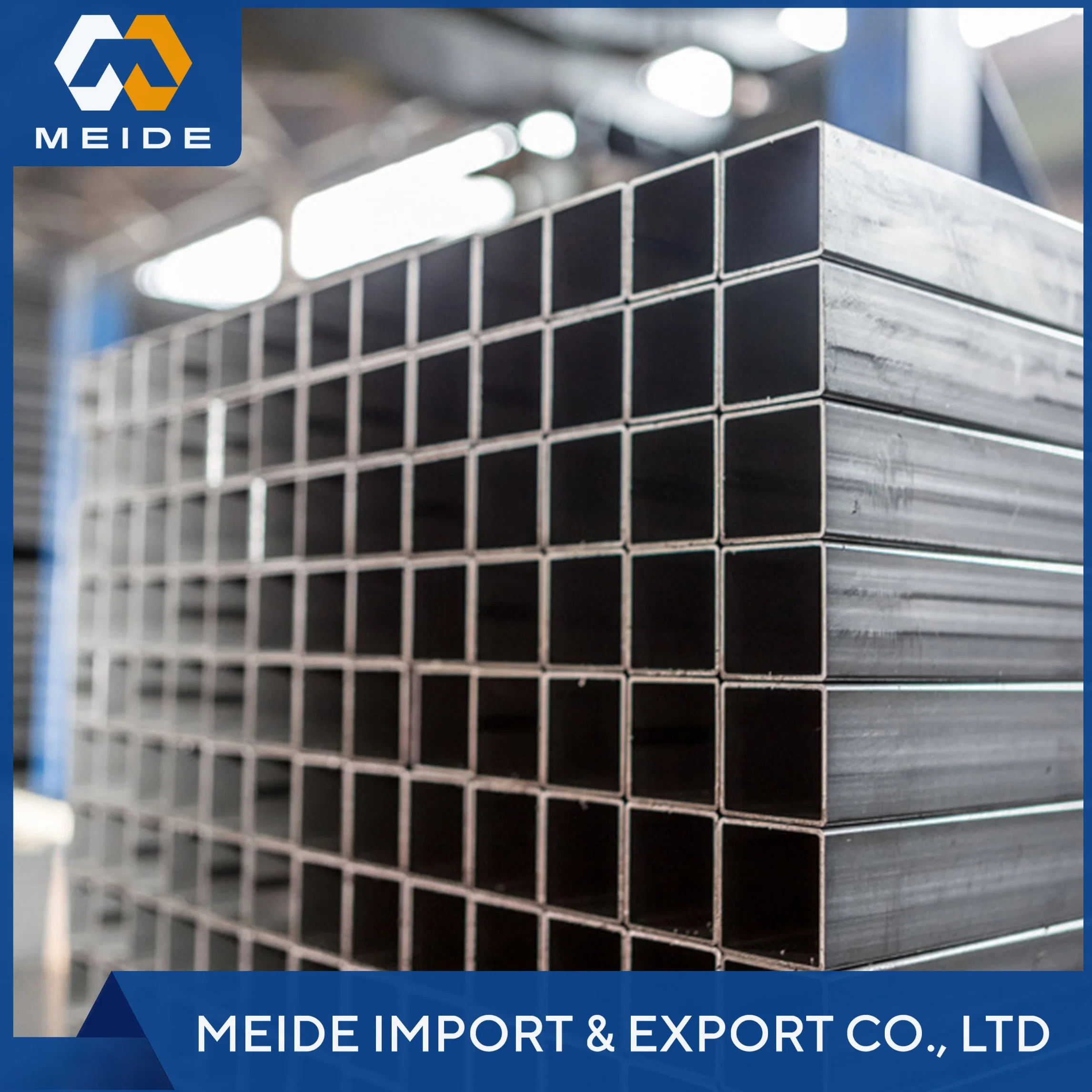 40X40mm A283c 1015 S235jrc/ St37-2/1.0122/ Q235B Seamless Square Rectangular Steel Pipe/Tube