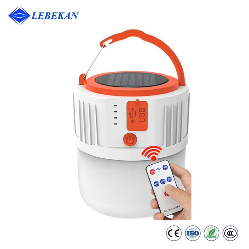 Lebekan Modern Akku Handy 80W wiederaufladbare Lampe High Power LED Glühlampe zwei Batterie-Notleuchte 80W LED-Lampe mit Günstiger Preis