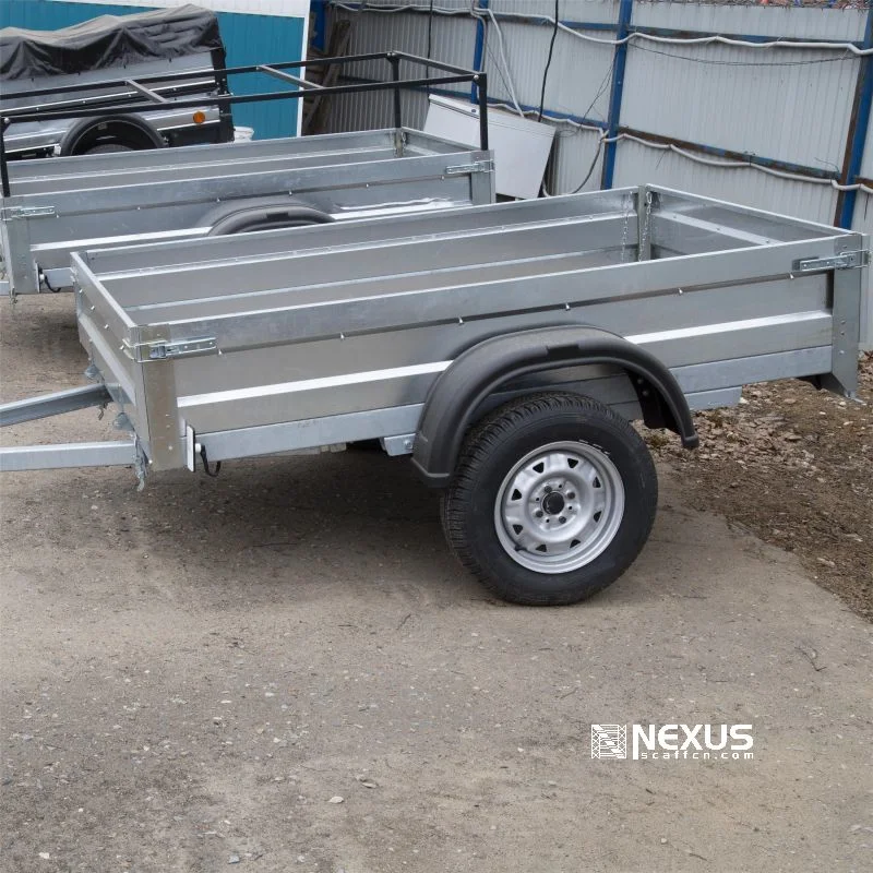 Hot DIP Verzinkt Hydraulische ATV Dump Semi Trailer