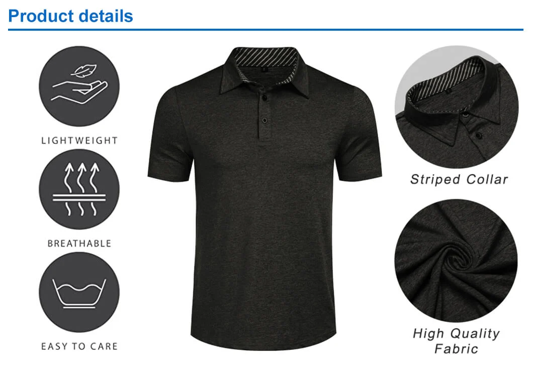 Factory Made High quality/High cost performance Fashion Custom Printed Embroidered Clothing Workwear Golf Jersey Polo Shirt