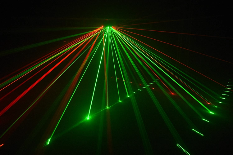 RGB Laser Show 6 Eyes Mini DJ Disco Laser KTV Stage Light for Night Club