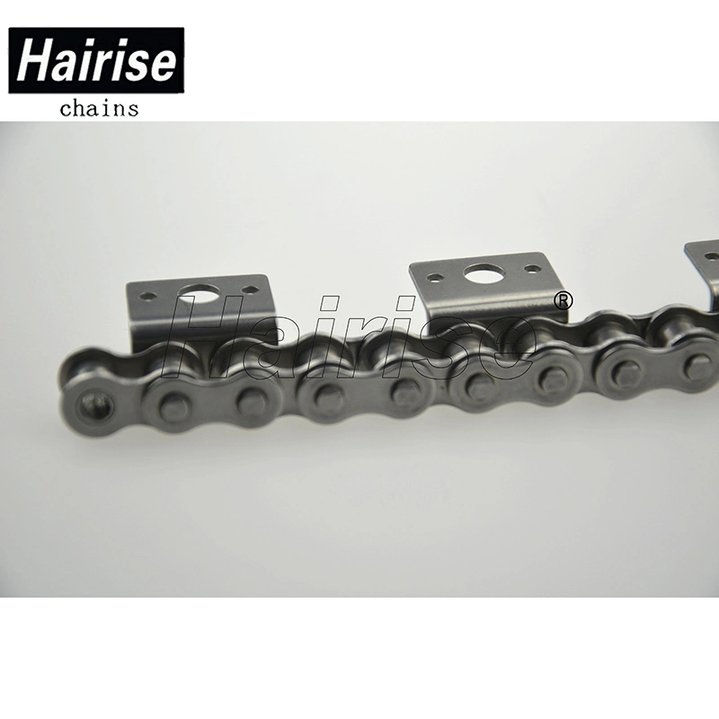 Hairise Acero inoxidable material resistente a la abrasión cadenas de rodillos wtih ISO Certificado