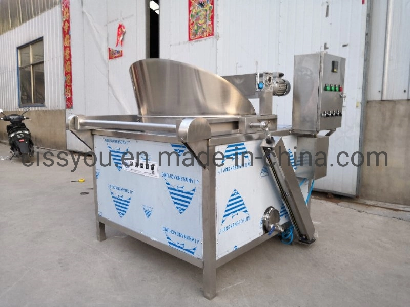 Full Automatic Stainless Steel Machinery Peanut Nuts Frying Processing Line