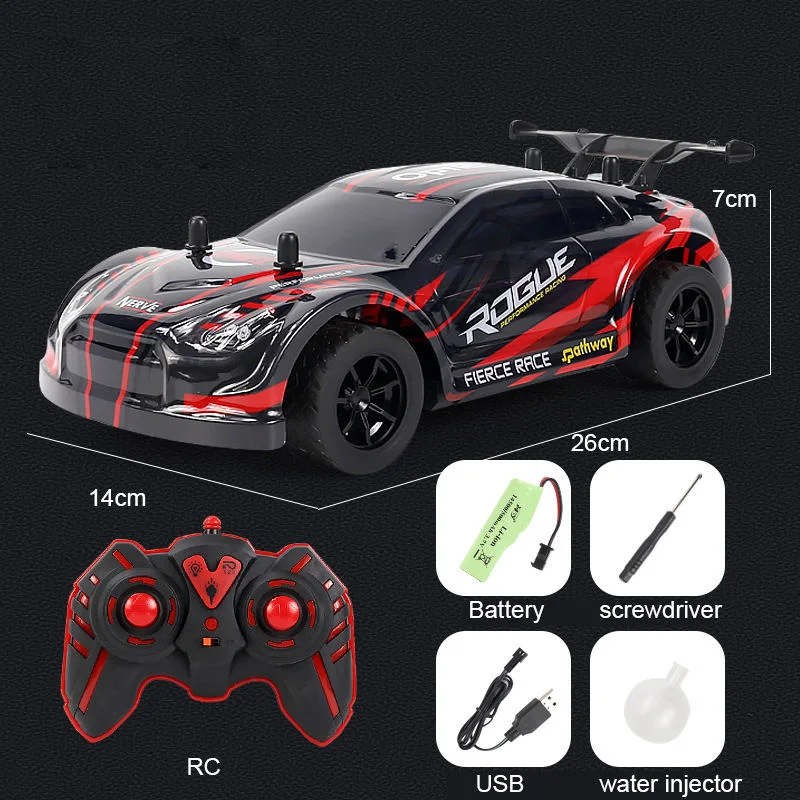 RC Car Cool Toy Car 2.4G Radio Remote Control Racing Buggy 4WD Drift Climb off-Road Gift for Boys Birthday High Speed