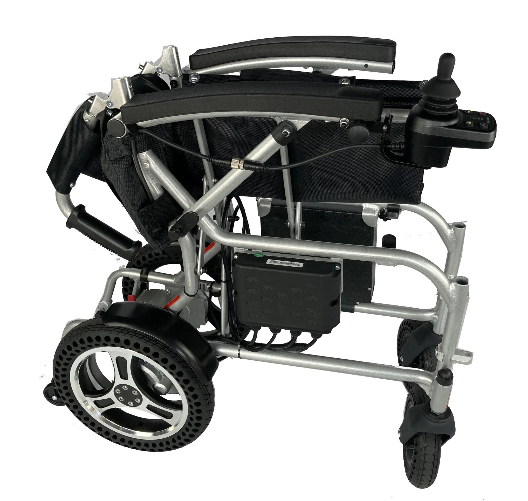 Nanjing Electric Wheelchair Manufacture Lightweight Portable Wheel Chair Motorised Powerchair for Handicapped