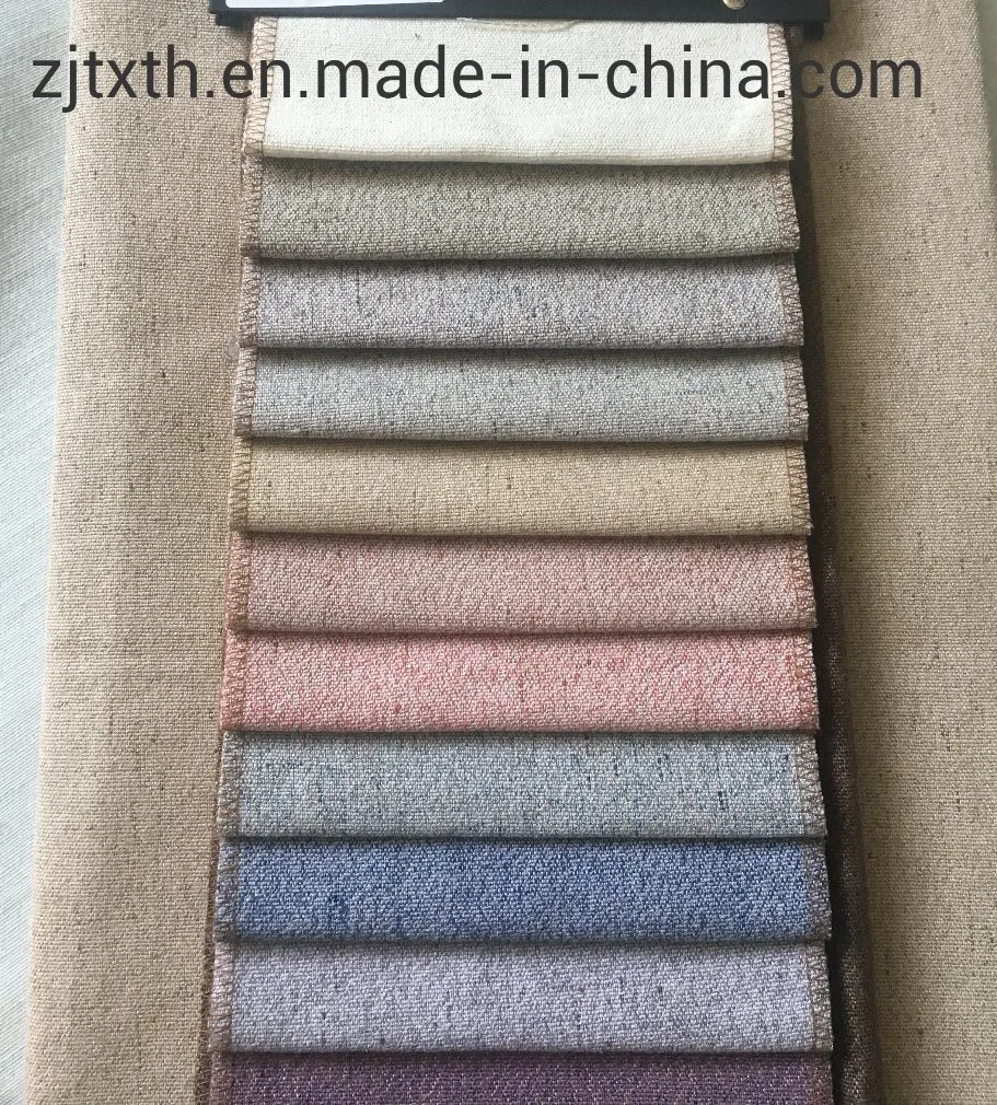 100% Polyester Line Looks Plain of Fabric for Sofa Fabric Covers