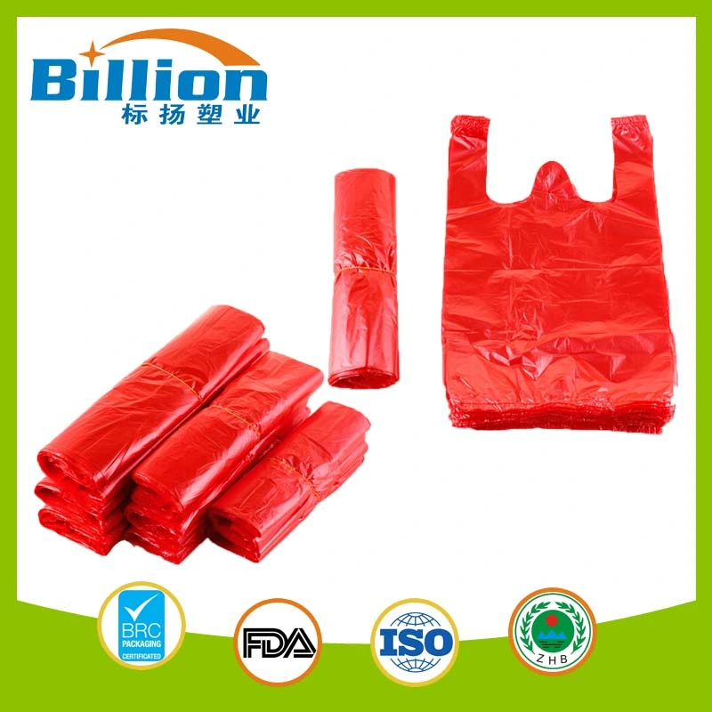 Sacs en plastique bon marché en vrac Sac PVC Plaine d'emballage des sacs en plastique avec poignées