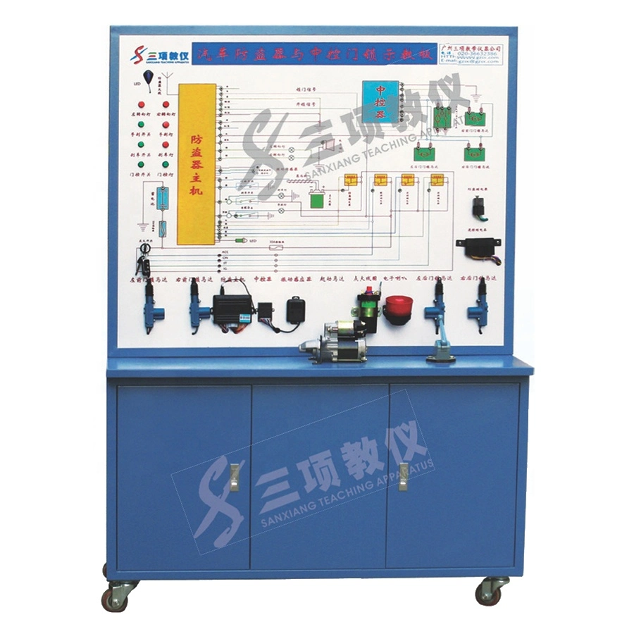 Electronic Fuel Injection System Teaching Board Gasoline Vehicles Automotive Training Equipment