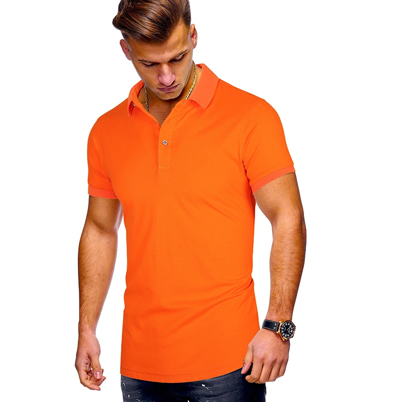 OEM Wholesale/Supplier Custom Logo Plain Blank Gym Clothes Quick Dry Fit Shirts Original Cotton Polo T Shirt for Men