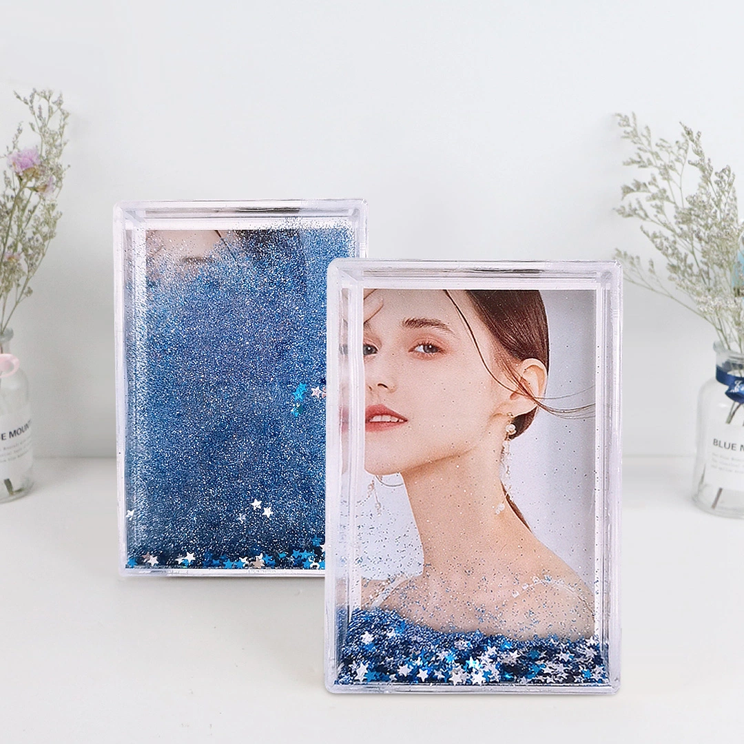 Acrylic Glitter Water Frame Picture Frame for Home Decorate