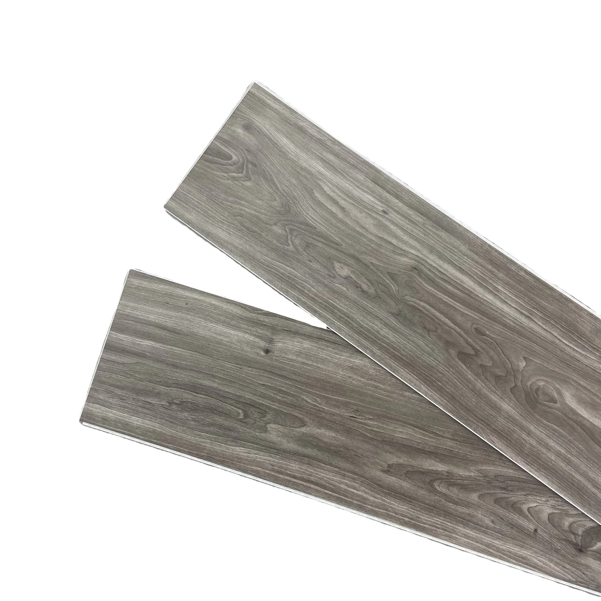 Pierre composite en plastique auto-adhésif en vinyle de planches de bois en plastique de style en PVC avec revêtement de sol plancher de la qualité des prix concurrentiels