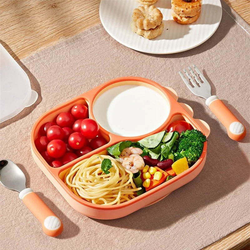 Wholesale/Supplier Baby Silicone Bowl Dinner Plate BPA Free