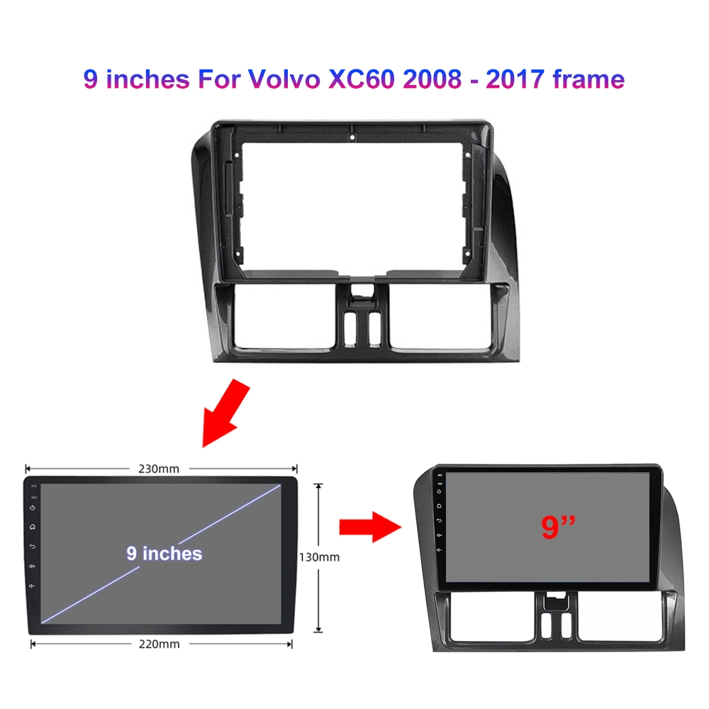 Jmance Car for Volvo Xc60 2008 - 2017 Radio Audio Multimedia Video Player Navigation Stereo GPS Android 9 Lnch