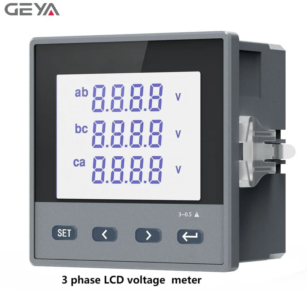 Geya Gy500-3V1 Digital Display Voltage Single Phase Power Meter Multifunctional