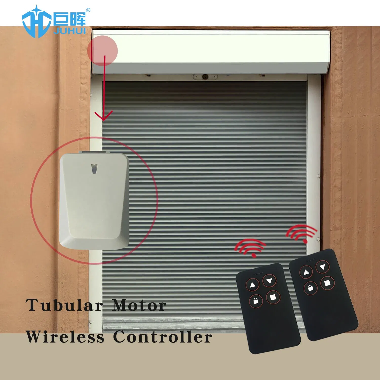 AC 220V Wireless Tubular Remote Controller