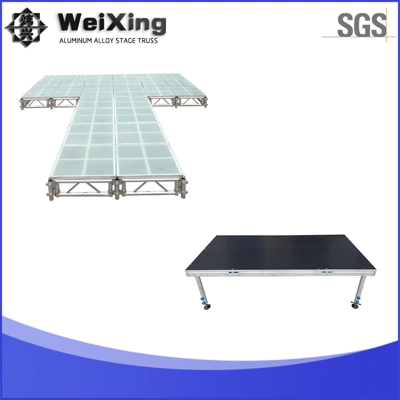 1X2 م/PCS Carpet Stage مع Widelly المستخدم Interlock للاستخدام الداخلي