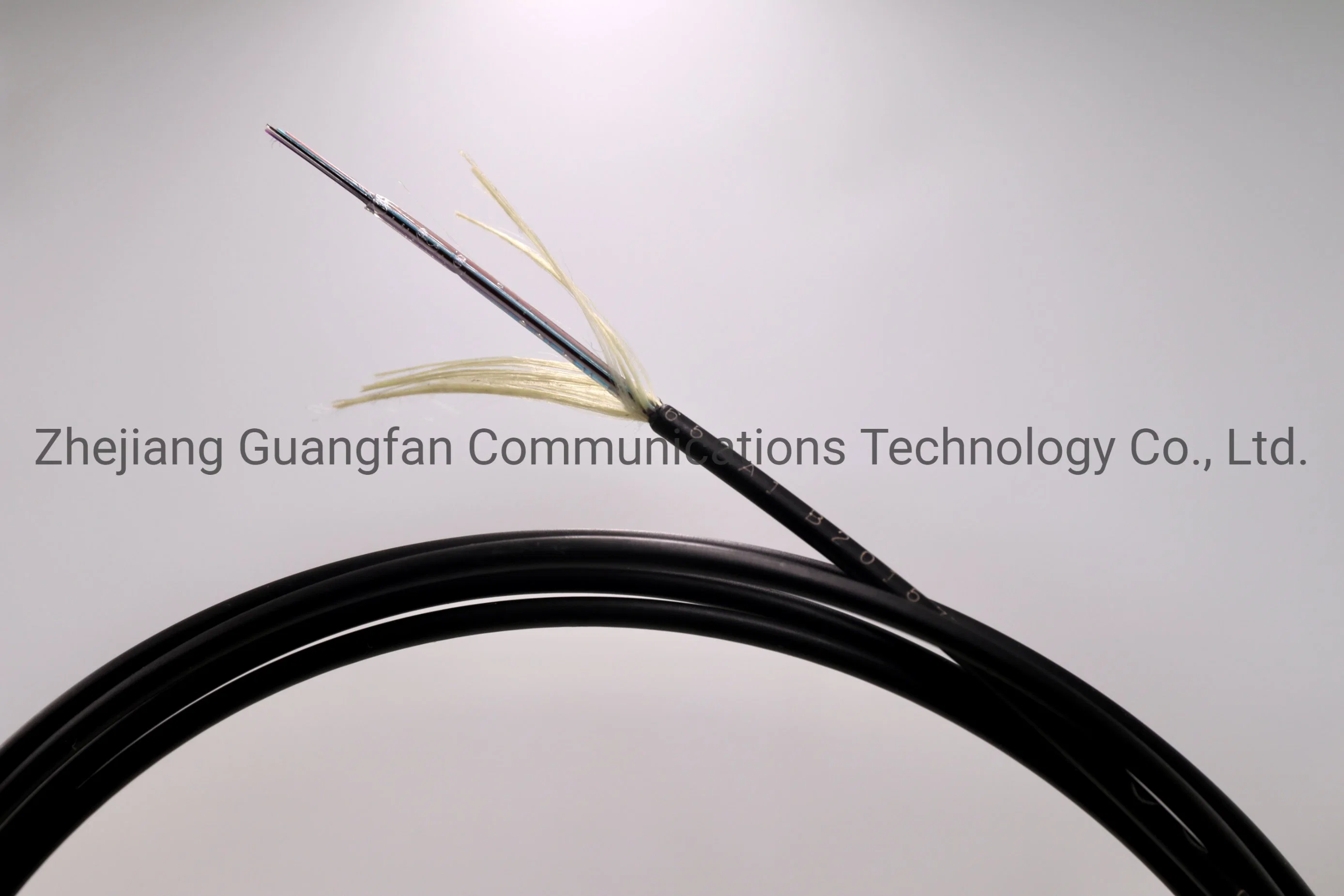 Optic Fiber Single-Mode Micro Cable HDPE Central Loose Tube Aramid Yarns