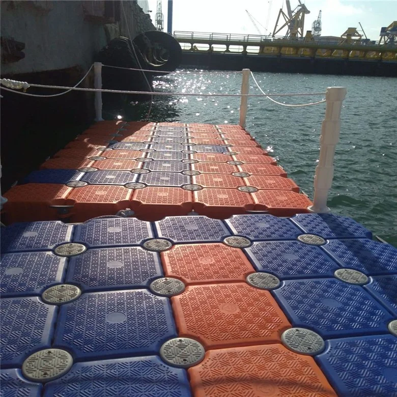 Wonderful Eco-Friendly HDPE Marine Dock Boat Floating Pontoon