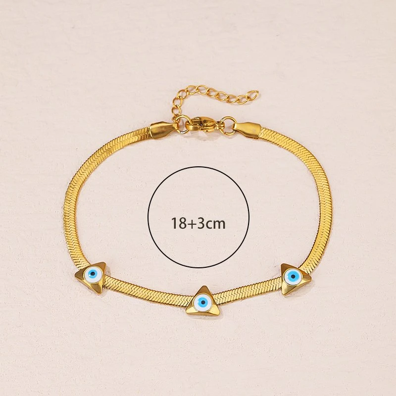 Fashion Jewellery Evil Eye Bracelet Stainless Steel Jewelry for Ladies