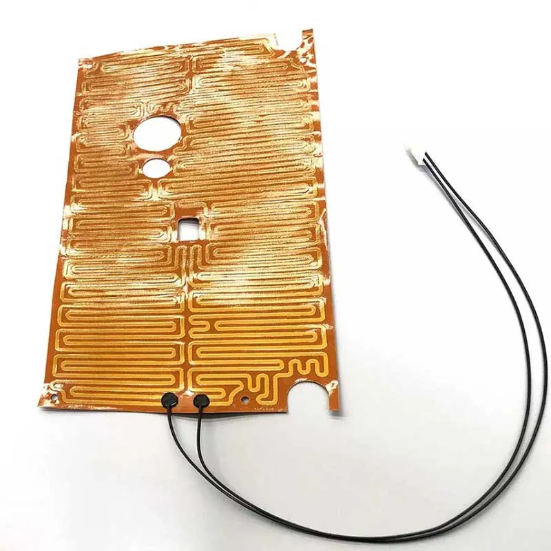 Free Sample Electric PCB Kapton Heating Pad with Connector Manufacturer Directly