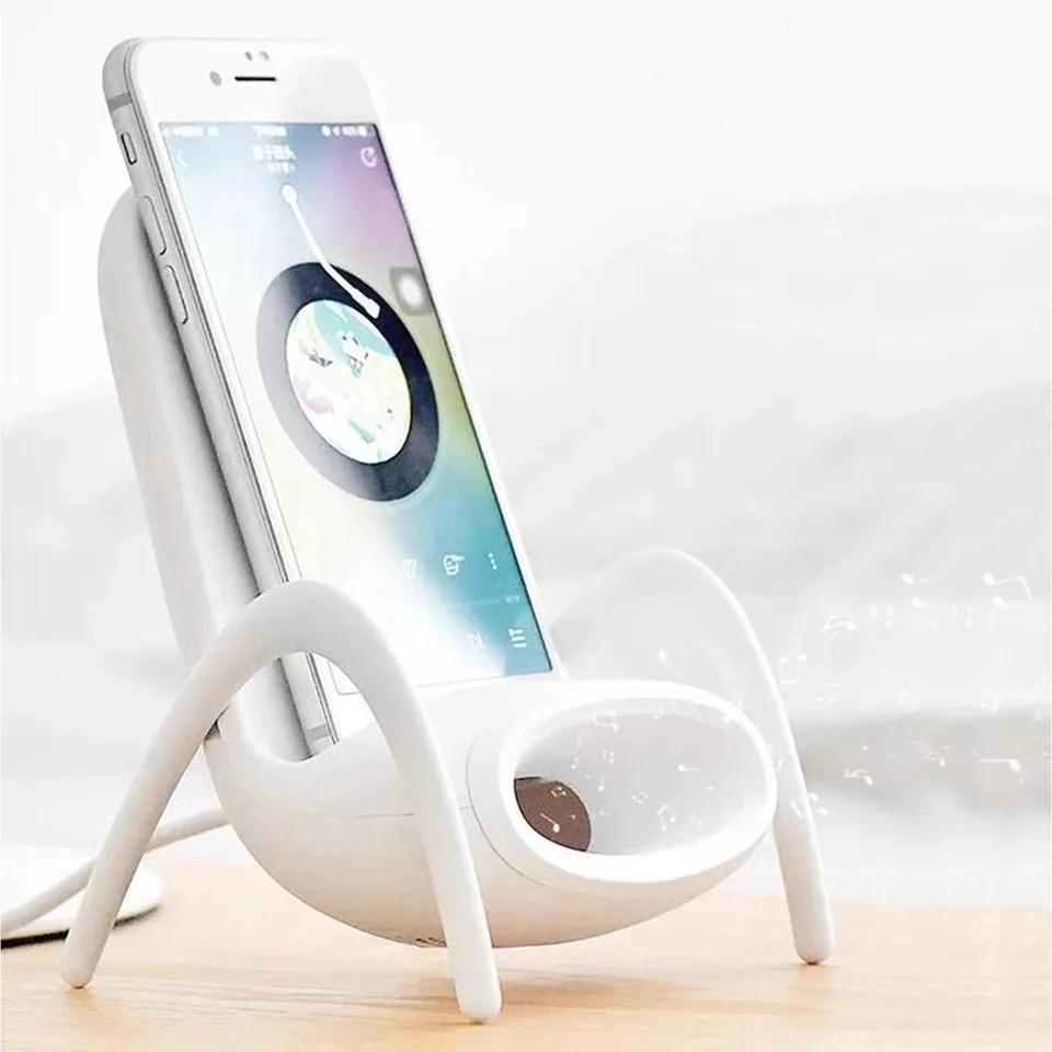 Chair Shape Wireless Charging Phone Holder All in One Qi Mobile Phone Fast Charger Phones Bracket Home Office Desktop Decoration