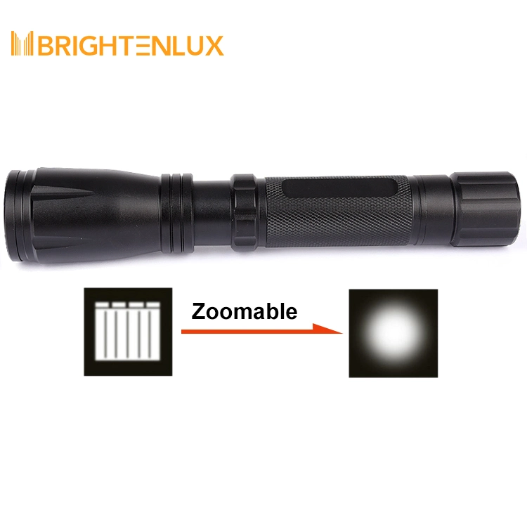 Brightenlux Factory Bulk Sale High quality/High cost performance Aluminum Alloy Waterproof Adjustable Tactical Most Powerful LED Torch Flashlight