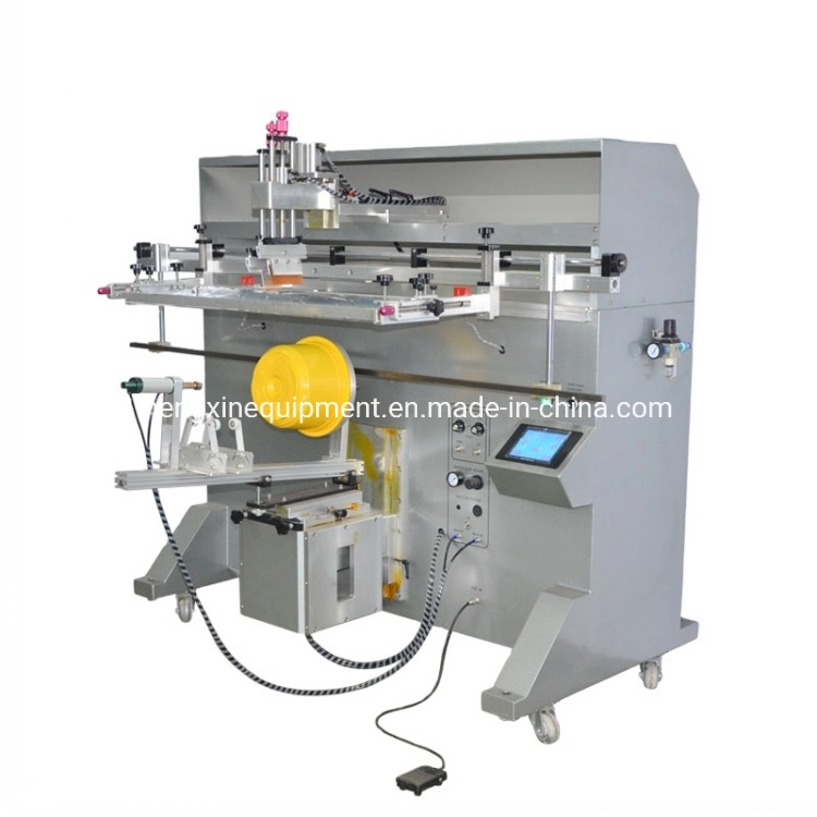 Cylindrical Screen Printing Machine for Cup Bottle Bucket Round Container