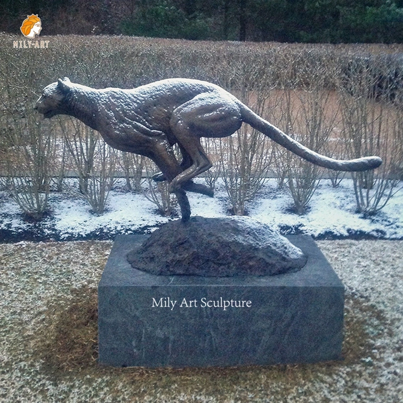 Animal de metal de gran tamaño de la vida de la decoración exterior decoración escultura estatua de Tigre de bronce